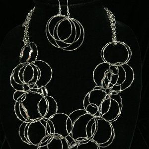 [ROGH] Rebellion NEW Zi Collection Necklace and Earrings Set